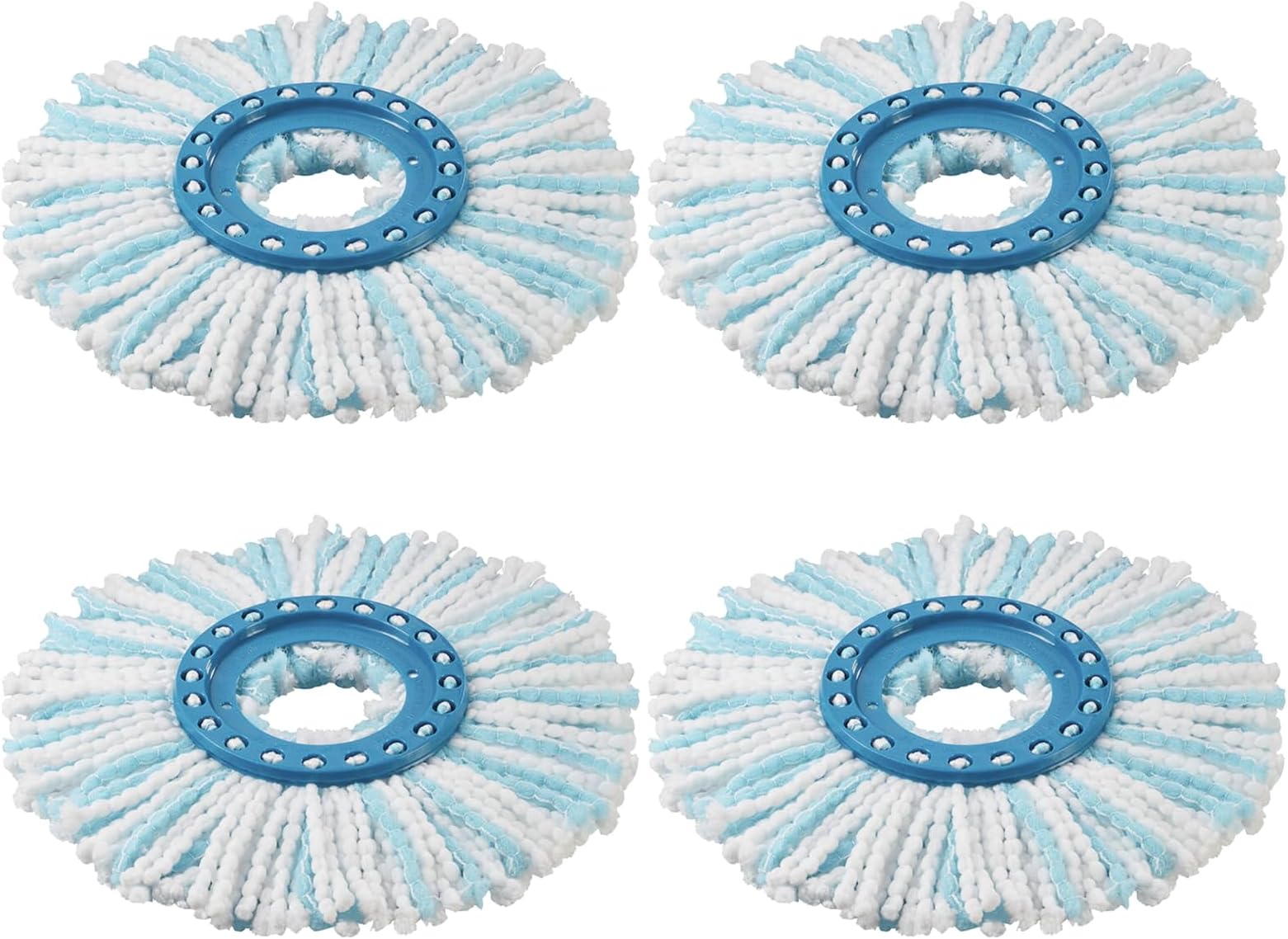 4x testina pulente per Leifheit Clean Twist Disc Mop Clean Twist Mop mocio