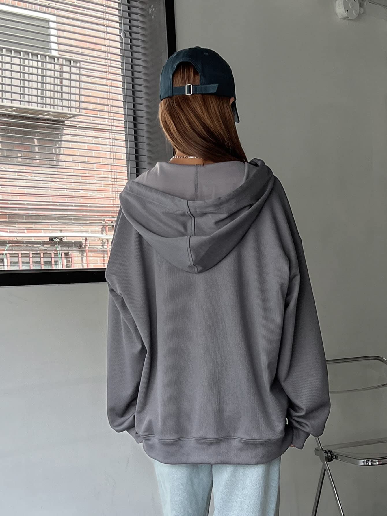 Grey Drawstring Hoodie Jungkook BTS Fashion Chingu, 42 OFF