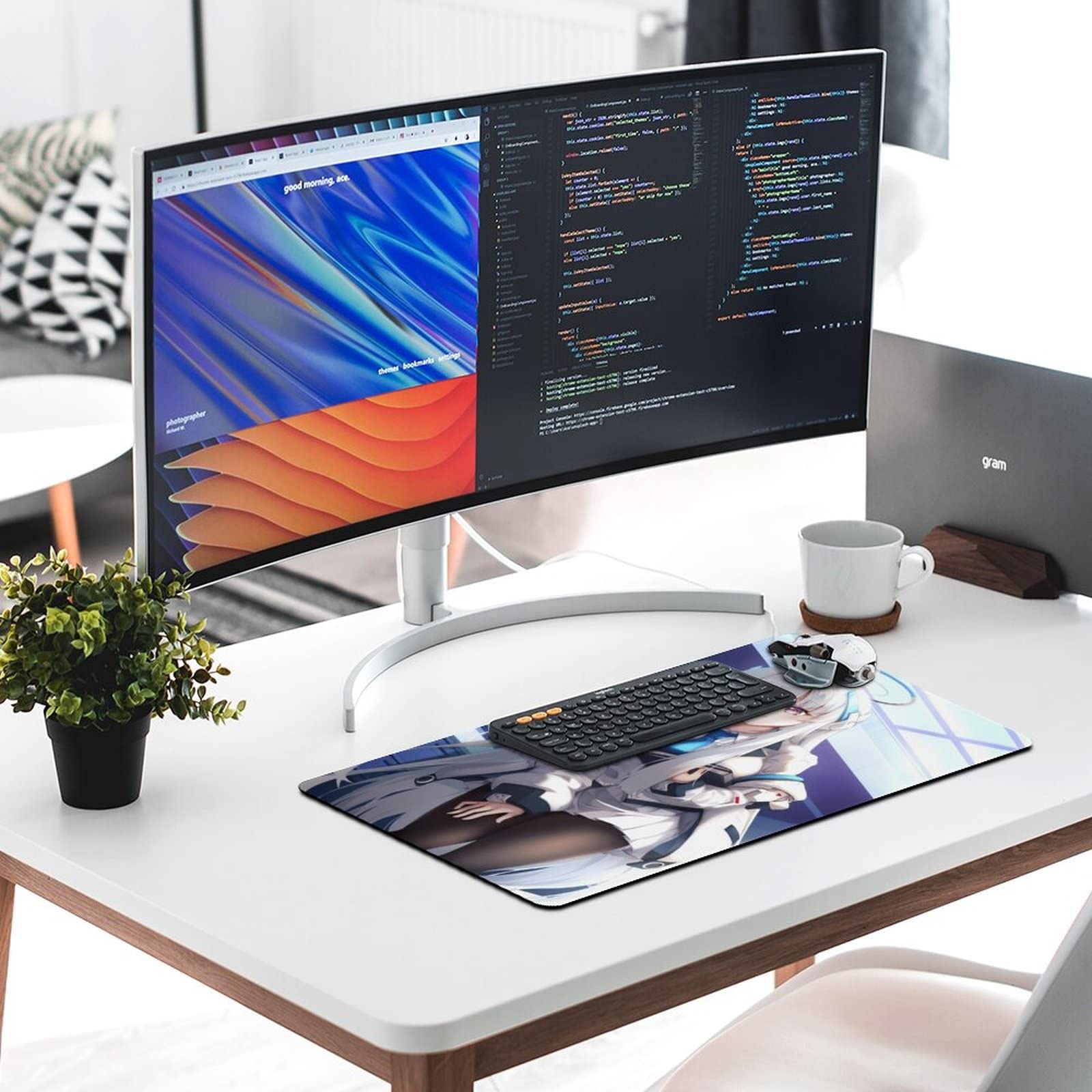 Amazon.co.jp：マウスパッド ゲーミングマウスパッド ブルーアーカイブ