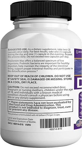 Miniatura 5 de Suplemento probiótico Dentuvium Max, 40 mil millones de UFC, apoya la salud digestiva de los dientes, encías, garganta, sin gluten, sin azúcar, sin
