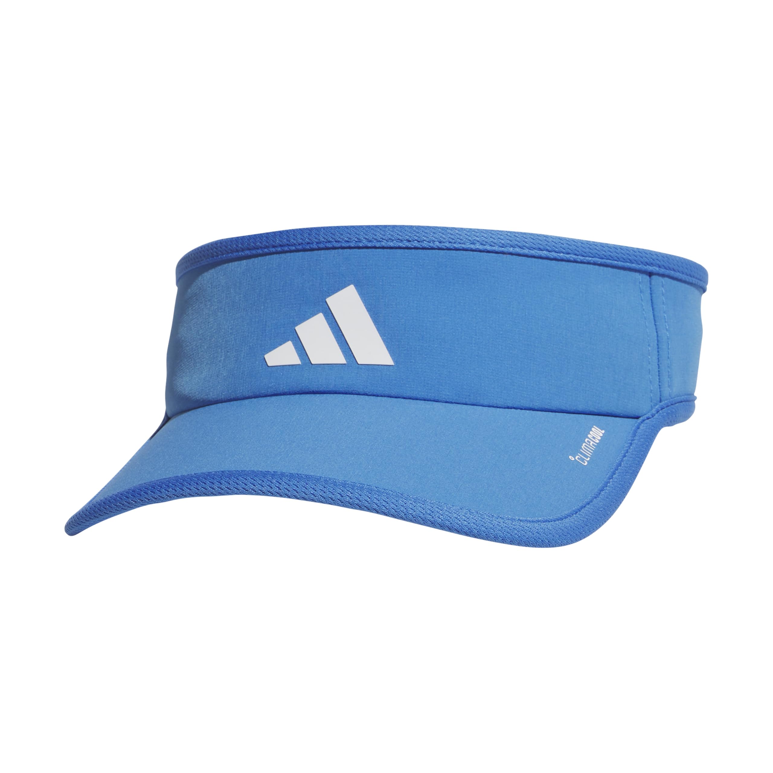 Adidas Women's Superlite Visor – Lightweight Athletic Sport Hat for Workouts, Ray Blue/White/3.0, One size