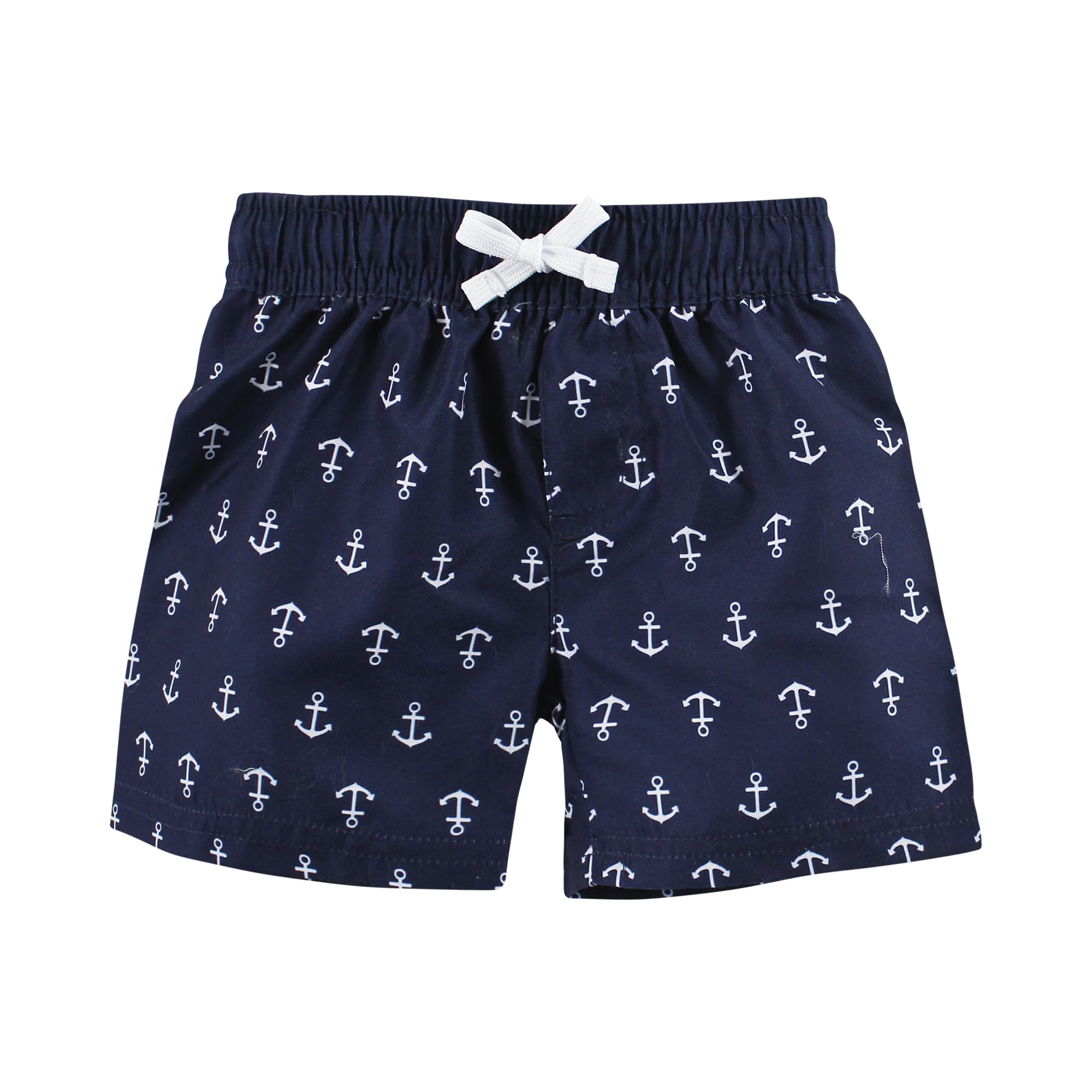 Hudson Baby Unisex Baby Swim Rashguard Set, Navy Anchor, 2T