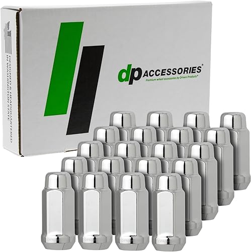 DPAccessories LCB4B8H-2--04PAR tuercas para automotores, Cromado