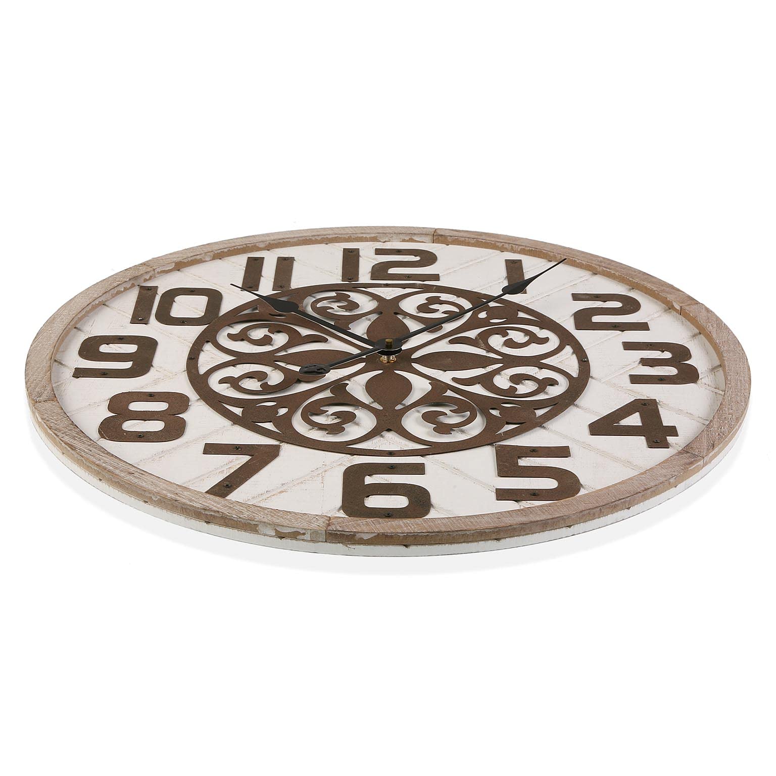 VERSA RELOJ PARED MADERA 60 CM