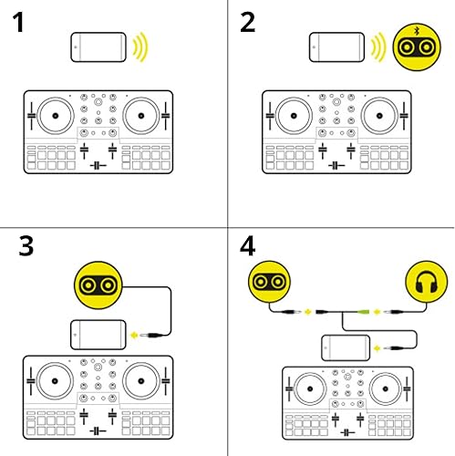 Miniatura 7 de Hercules DJControl Mix Ultra - Controlador de DJ móvil para teléfonos inteligentes (iOS/Android)