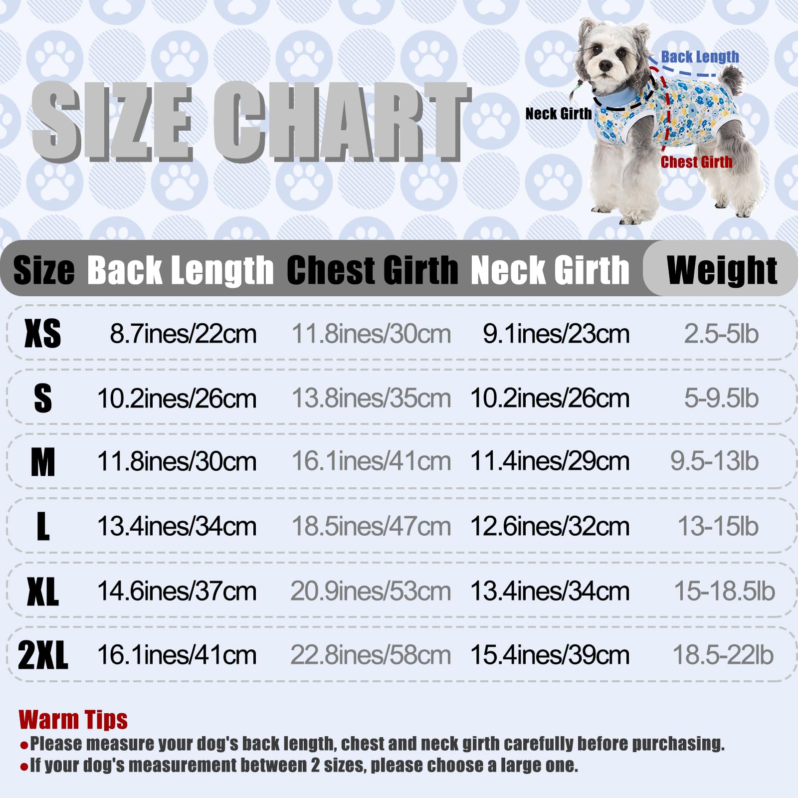 FEimaX Dog Surgery Recovery Suit, Pet Onesie after Surgery for Female Male Dogs Cone E-Collar Alternative - Image 2