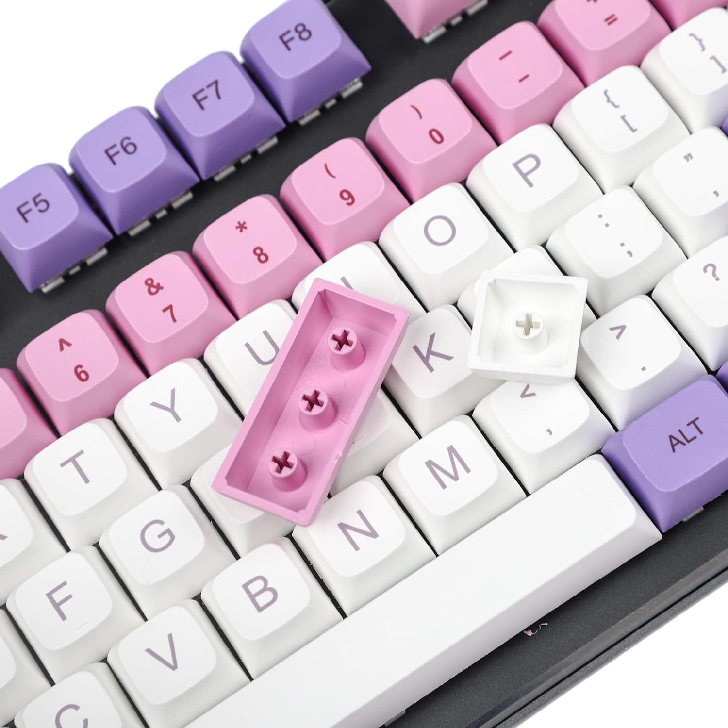 YMDK 134 Key Hana Dye Sub ZDA Similar to XDA Keycaps PBT Keycap for MX Keyboard 104 87 61 Melody 96 KBD75 ID80 GK64 SP84