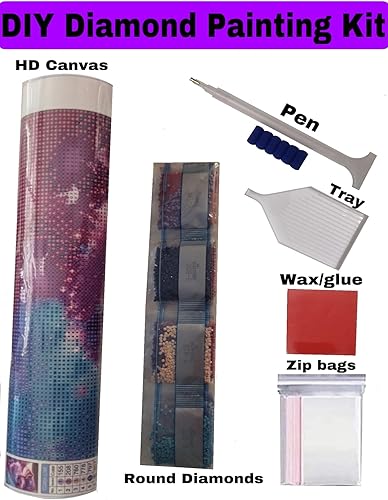 Miniatura 4 de 3DKOR Kits de pintura de diamantes 5D para adultos, kit de arte de diamantes de árbol de la vida para adultos, arte de gemas para adultos, kits de