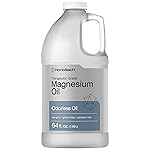 Horbach Magnesium Oil | 64 fl. oz | Therapeutic Grade | Vegetarian, Non-GMO, Gluten Free, and Paraben Free Odorless Formula