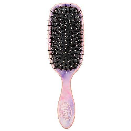 Miniatura 2 de Wet Brush - Cepillo de pelo realzador de brillo y desenredante, con cerdas ultra suaves, con aceite natural de argán, para cabello liso, mojado o