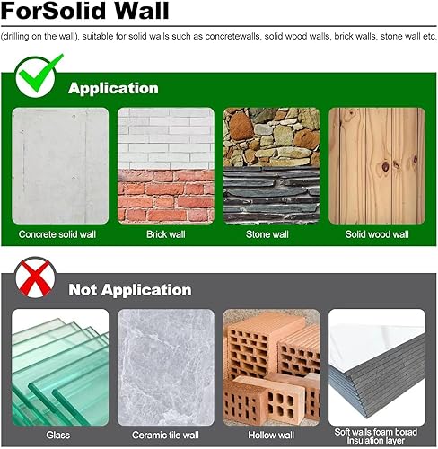 Miniatura 7 de Estante de secado de pared, estante de secado de ropa montado en la pared, 31.5 pulgadas de ancho, 13.2 pies lineales, 5 varillas de aluminio de 60