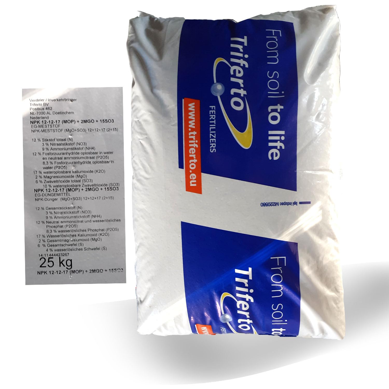 NPK-Dnger 12+12+17 (+2 +S) Volldnger 25 kg mit Magnesium & Schwefel TOP  Rasendnger, chloridarm : Amazon.de: Garten