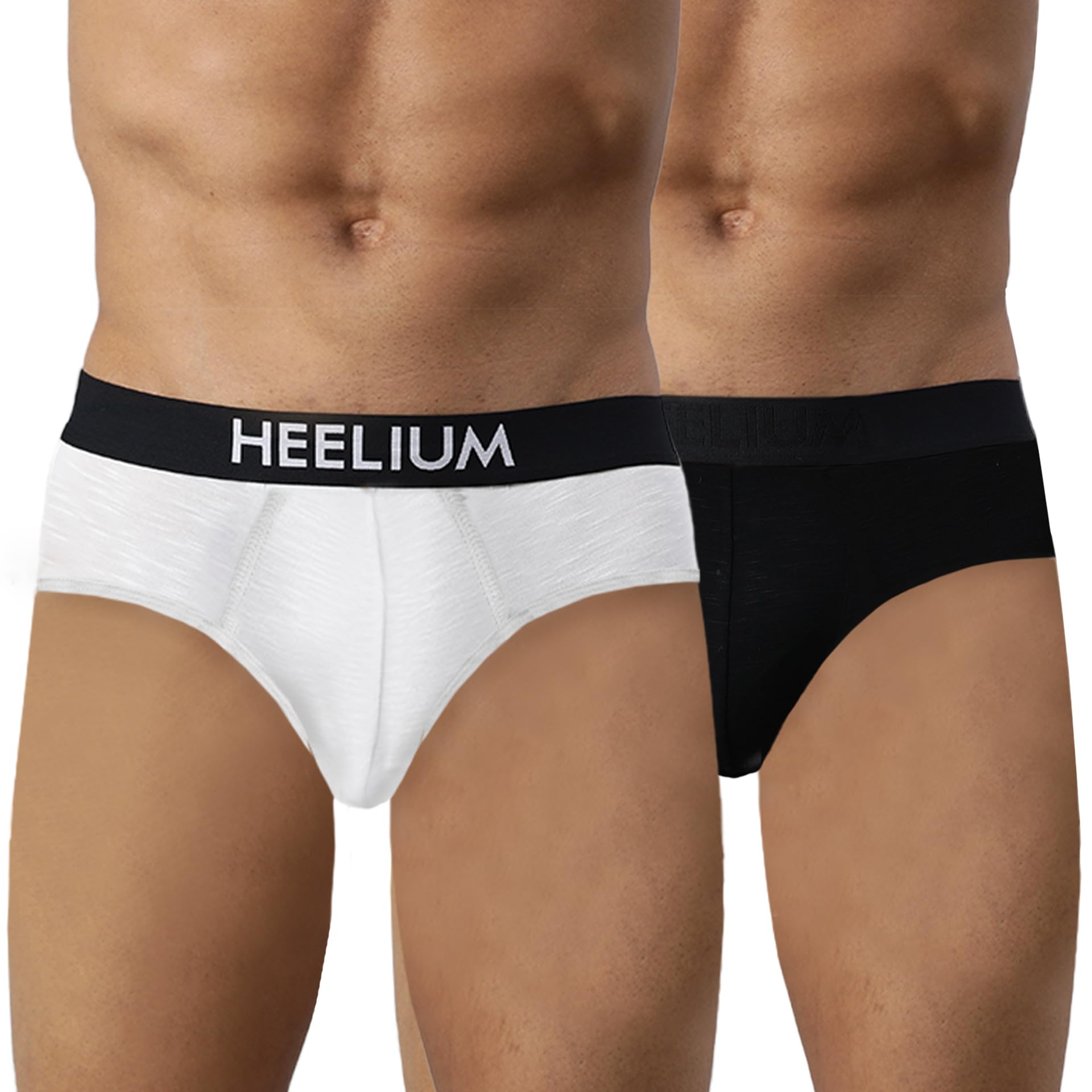HEELIUM Bamboo Underwear Brief for Men | 3X Softer Than Cotton & Odour Free | Stretchy Fabric & Durable Waistband