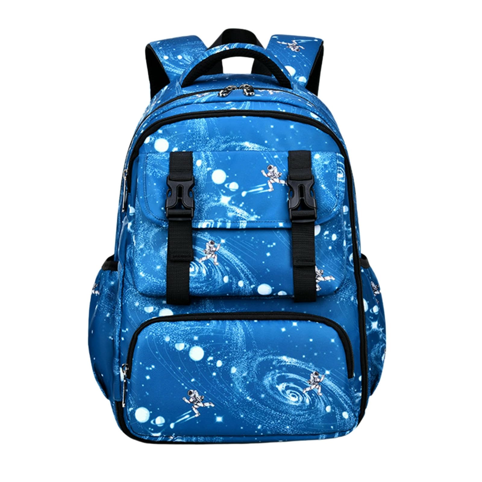 Zaino Scuola Elementare Boy's Schoolbag Bagnomage Children per Bambini Leggero in Stile Frigorifero Studenti 1-3-azzurro (Grande)