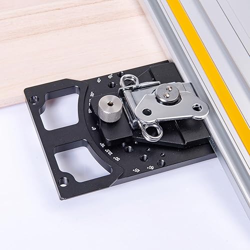 Track Saw Square with -60°to 60°Quick Positive Angle Stop Adjustable