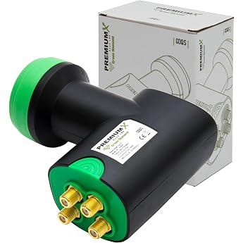 Premium X Quad LNB 4-Way for 4 Participants 4K Full HD