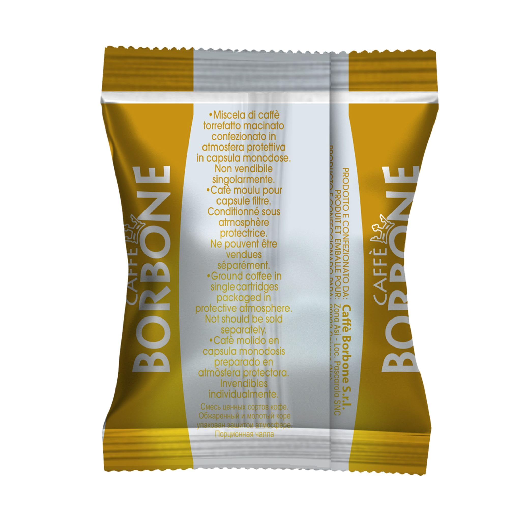 CAFFE BORBONE | RESPRESSO | 300 RESPRESSO MISCELA ORO | 3 SCATOLE DA 100 CAPSULE |