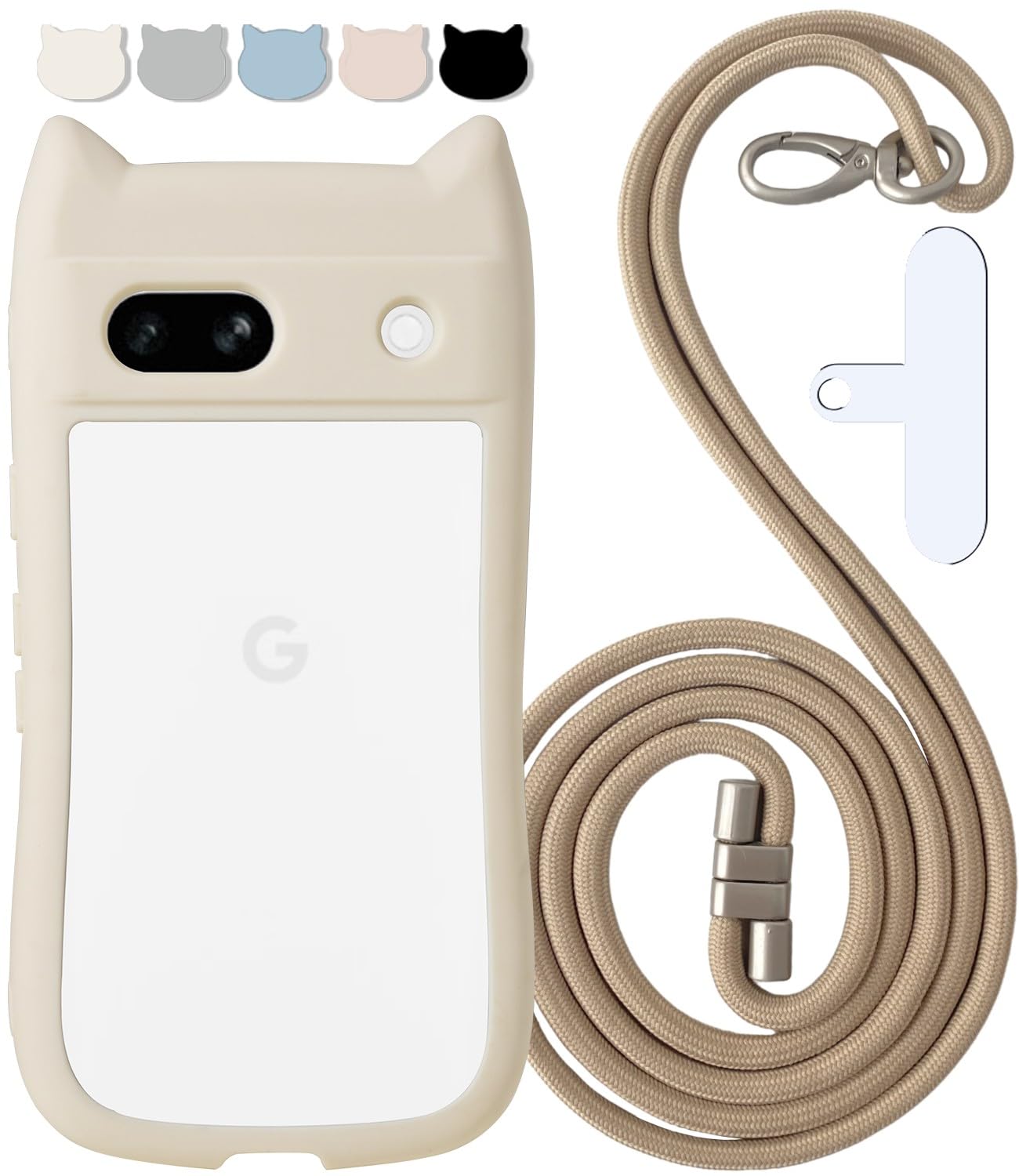 Amazon.co.jp: shinyle pixel 8a ケース クリア 猫耳 グーグルピクセル