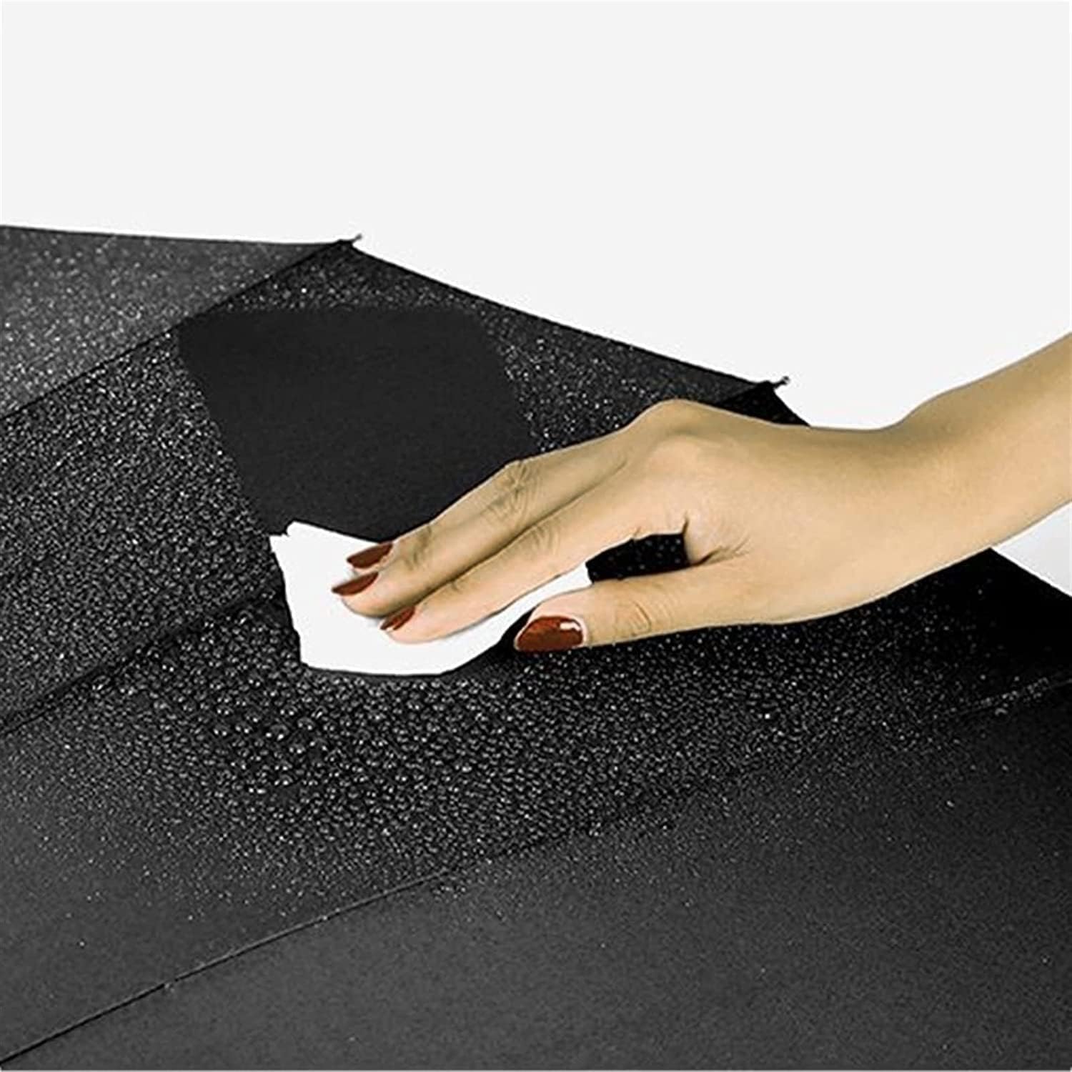 Portable Umbrella for Travel Semi-Automatic Umbrella Windproof Umbrella Fiberglass Bracing Stormproof for Women Men Outdoor Umbrella Outdoor(H)