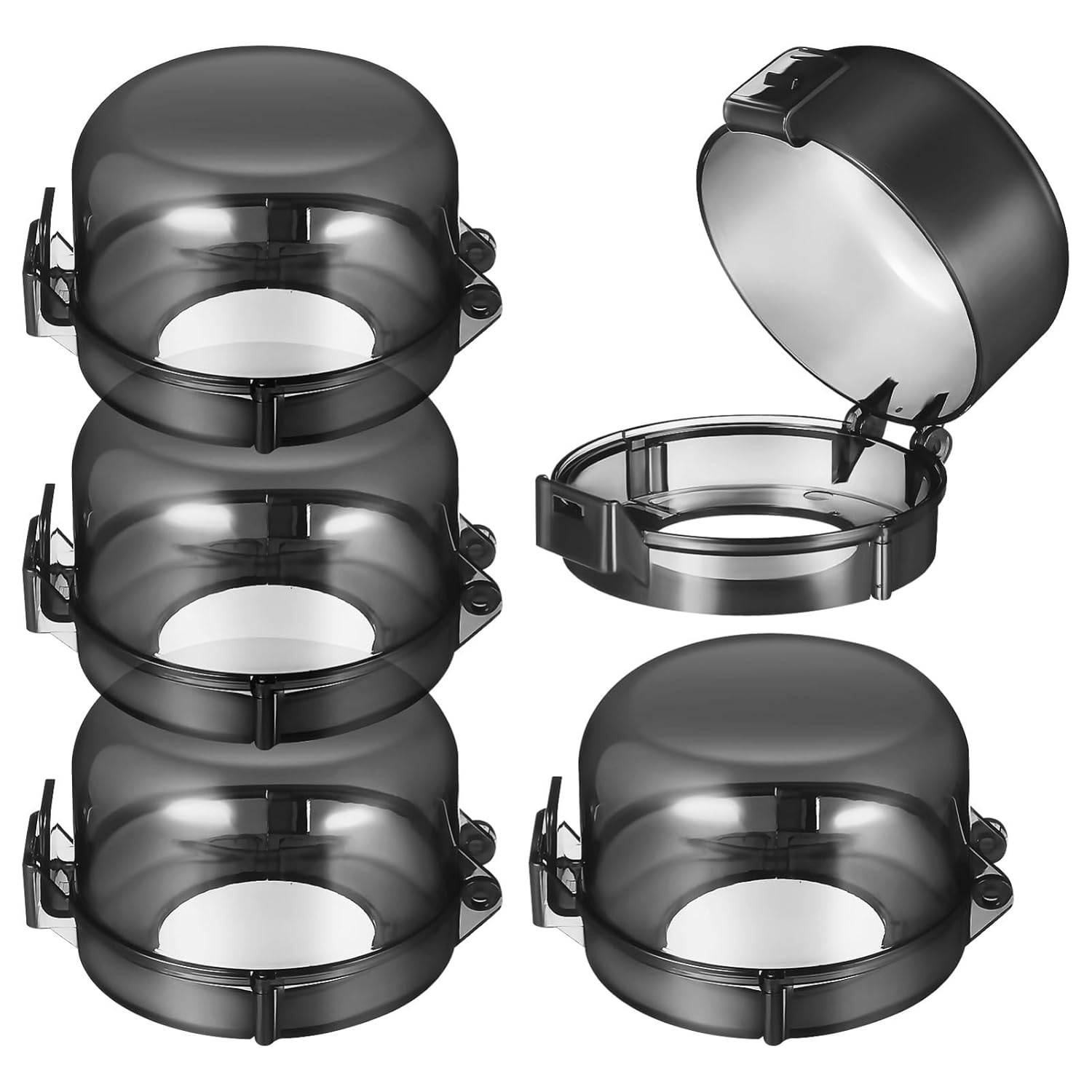 Vaguelly 5pcs Stove Knob Childproofing Caps Gas Stove Shield Covers for Safety Easy Install Protective Oven Knob Locks for Childproofing Your Kitchen