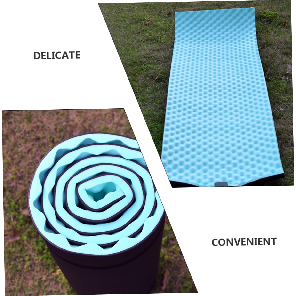 Alipis Tapis de Sol de Randonnée Eva Pliable pour Tente et Camping | Format Ergonomique, Usage Pique-niques et Loisirs, pour Famille et Amis