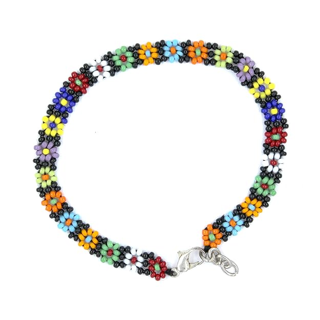 Buy Prapti Handicarfts Beads Anklet Payal Daisy Flower Kada Foot