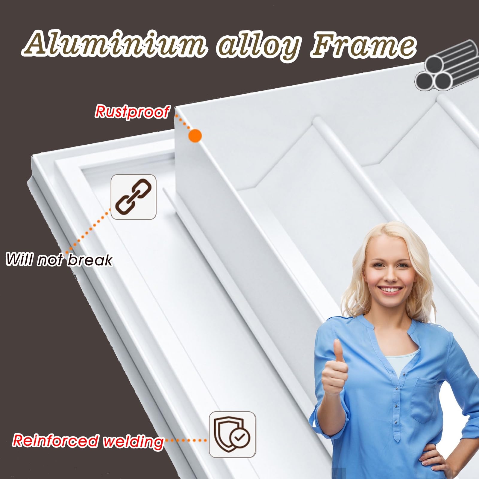 lüftungsgitter Aluminium-Schrank-Entlüftungsabdeckung, Weiß, Lüftungsgitter Mit Lamellen, Dekorative Luftrückführungs-Entlüftungsabdeckung(50x65cm/20x26in)