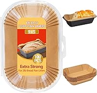 Vista 11 de 150 forros para freidora de aire para Ninja, papel desechable de 8.6 x 5.5 pulgadas, doble cesta, papel pergamino antiadherente sin blanquear