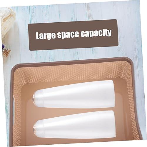 Miniatura 2 de Cabilock Caja de almacenamiento, cesta de almacenamiento, decoración para estantes, caja de almacenamiento de plástico, contenedor de tocador,