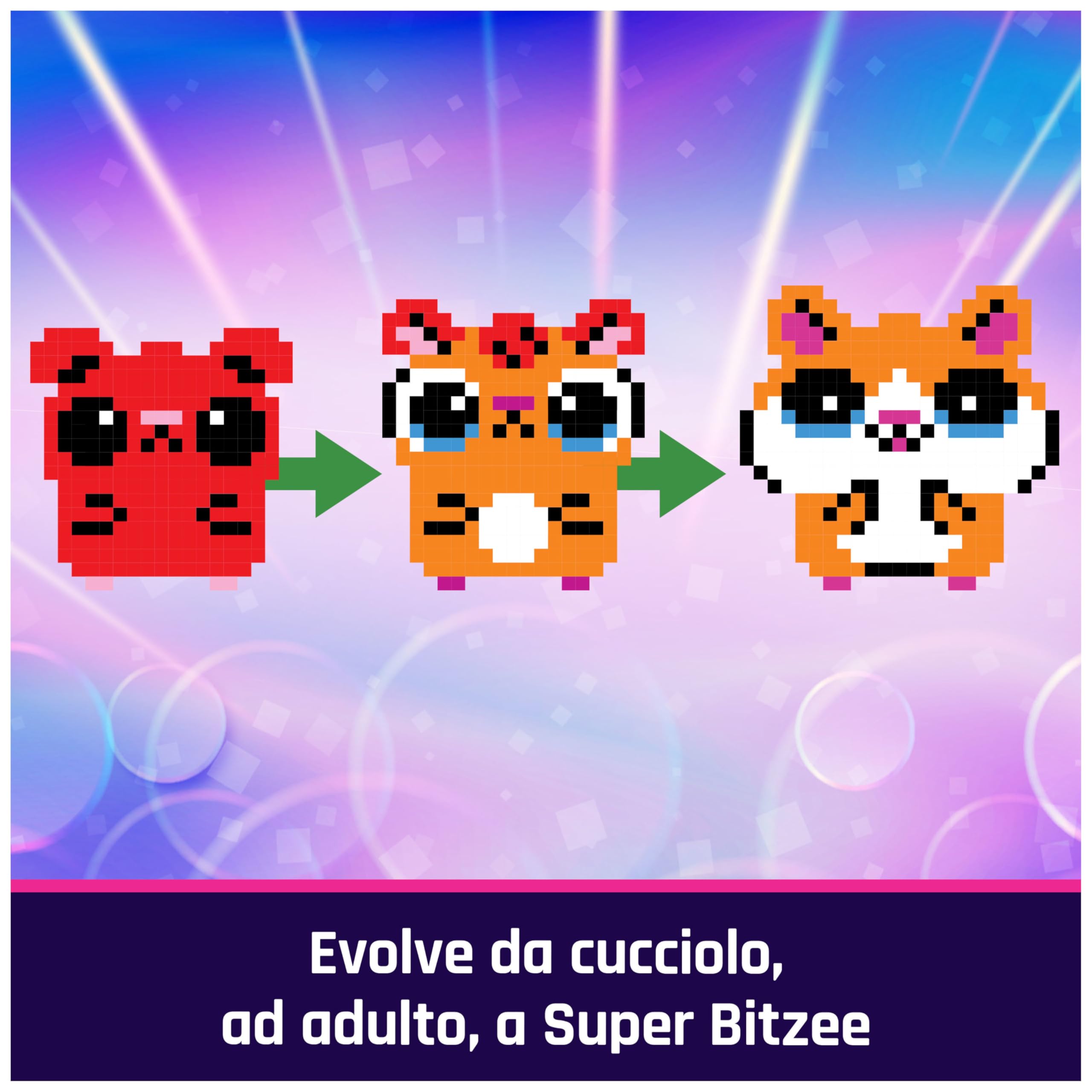 Bitzee, Il tuo Criceto Interattivo, Hamster Ball con Oltre 20 criceti all'Interno da Collezionare, rotola e reagisce al Tocco, Cucciolo Digitale e Giocattolo per Bambini e Bambine dai 5 Anni in su