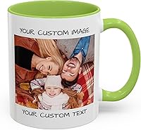 Vista 19 de Taza de café personalizada, regalo personalizado, taza de cerámica con foto, imágenes o texto, novedad de tazas personalizadas, perfecta