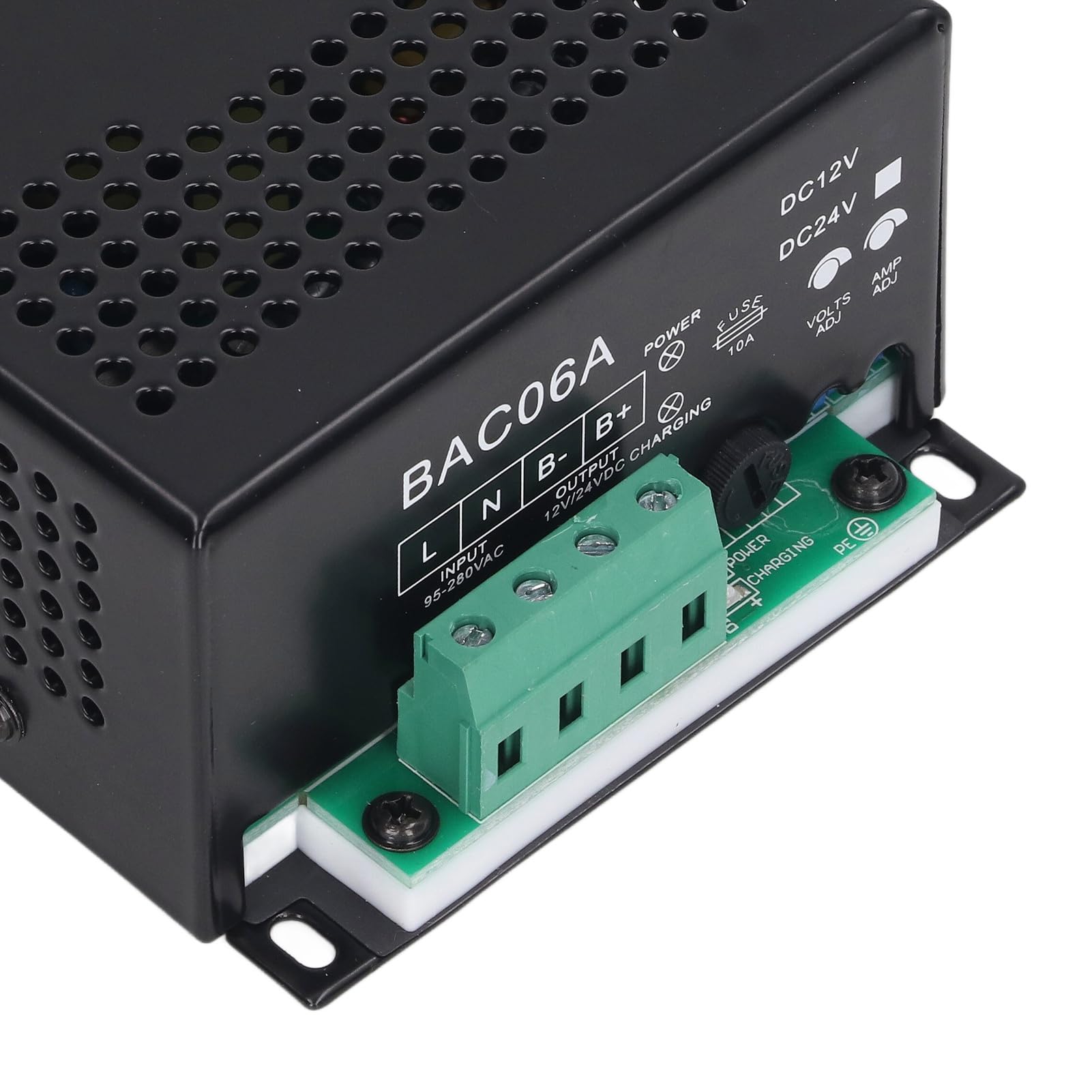 Alimentatore Switching con Ampio Range di Ingresso CA - Caricabatteria per Generatore 6A 85W con Display LED - Modulo di Ricarica Automatica Intelligente per Sistemi Genset - (12V)