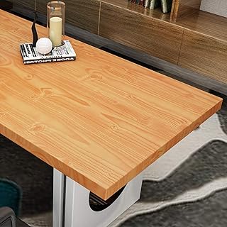 Livelynine 24x197 Inch Light Wood Contact Paper Self Adhesive Wood Wallpaper Peel and Stick Countertops Waterproof Kitchen Cabinet Wood Vinyl Wrap for Furniture Counter Table Dresser Desk Cover