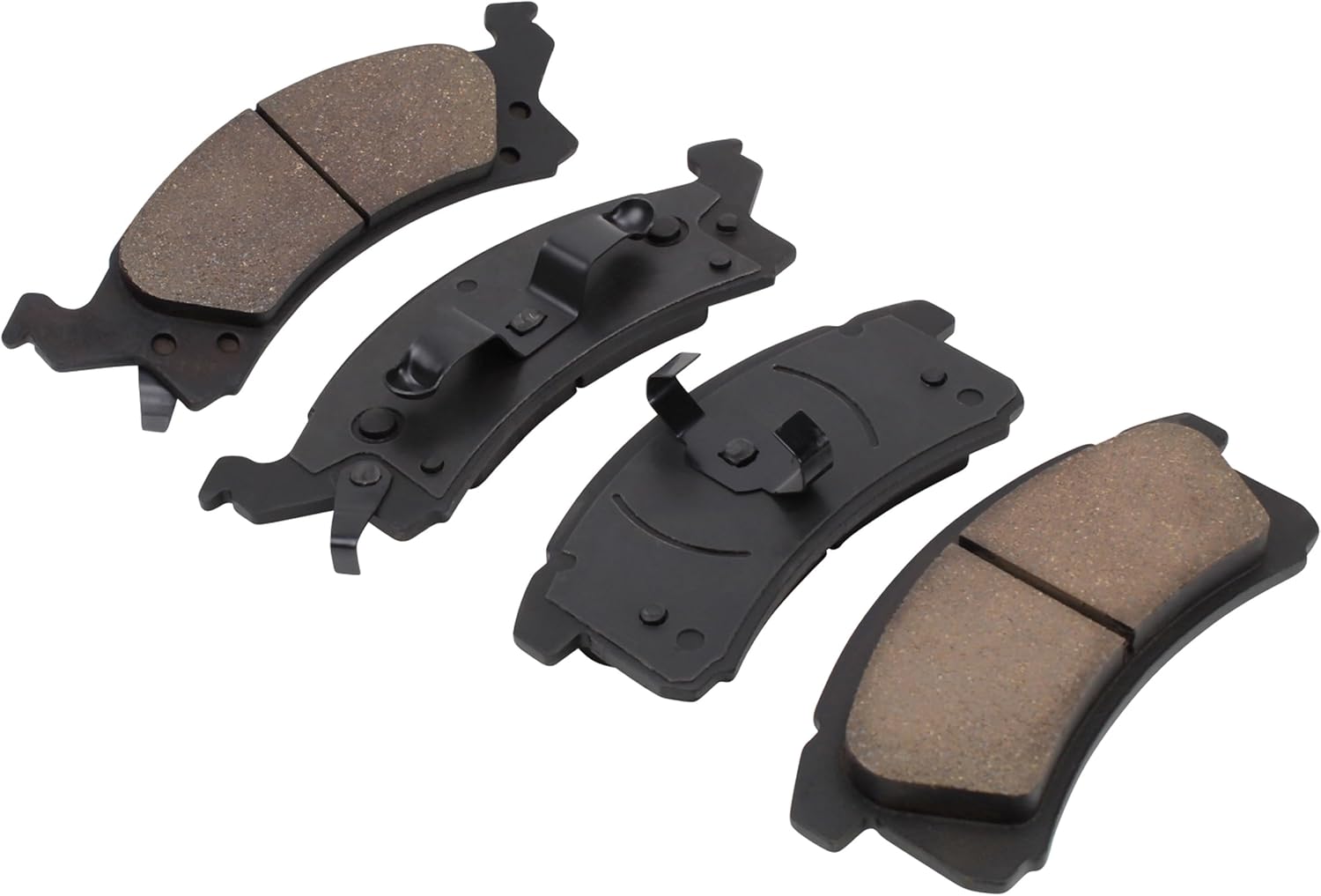 QUALITY-BUILT Front Ceramic Brake Pads, QB 1000-0506C, Compatible with 1990-2005 Buick/Chevrolet/Oldsmobile/Pontiac (Achieva,Beretta,Cavalier,Century,Corsica,Cutlass Calais,Grand Am,Skylark,Sunbird)
