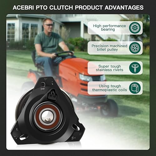 Miniatura 3 de 717-1708 Reemplazo del embrague PTO para CUB Cadet LT1018 LT1170 LT1515 LT1527 LT1600 LT1800 717-1708 Embrague de cortacésped