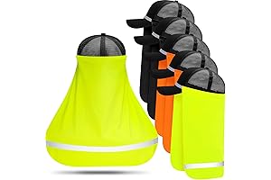 6 Pcs UV Neck Sun Protection Reflective Neck Sun Protector