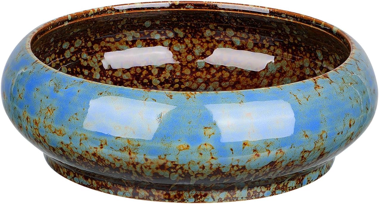 Milisten Hydroponic Plants Pot Planter Plant Pot Outdoor Succulents Stone Water Shallow Garden Bowl Hydroponic Container Succulents