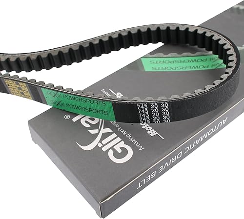 Glixal ATKS-034 GY6 125cc 150cc Correa de transmisión reforzada de carreras 743-20-30 para 152QMI 157QMJ Taotao, Jonway, Roketa, Kazuma, SUNL,