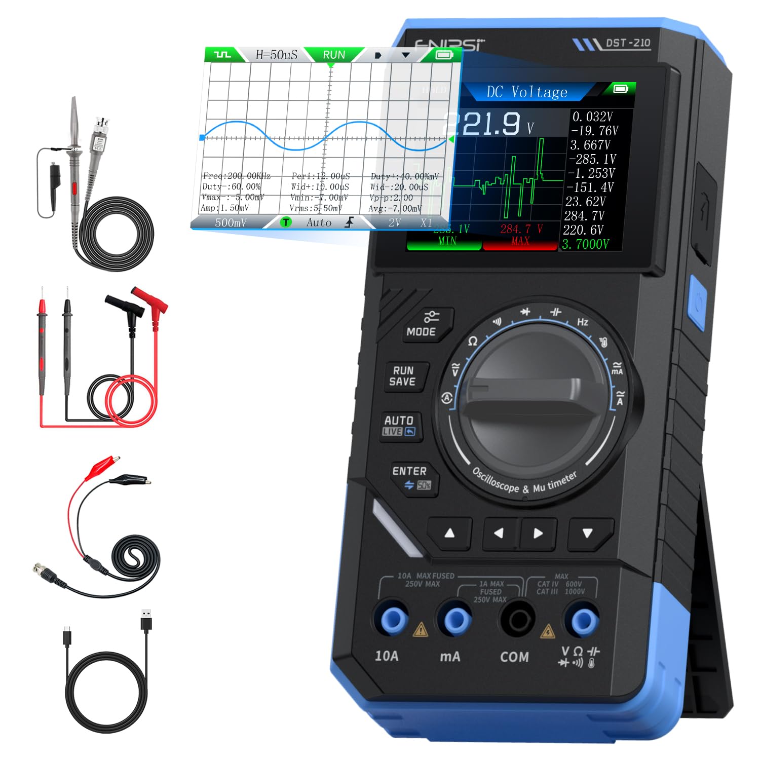 FNIRSI DST-210 Handheld Oscilloscope-image-26