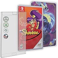 Vista 1 de MALKO Paquete de 10 protectores de videojuegos compatibles con: funda de juego Nintendo Switch y Steelbook Funda de plástico transparente