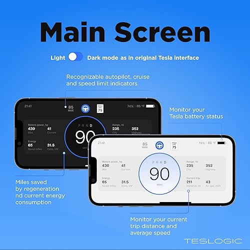 Miniatura 6 de v2 Clúster de instrumentos móviles con accesos directos para Tesla Model 3 ('21+)  Y (todos) (con un cargador inalámbrico)