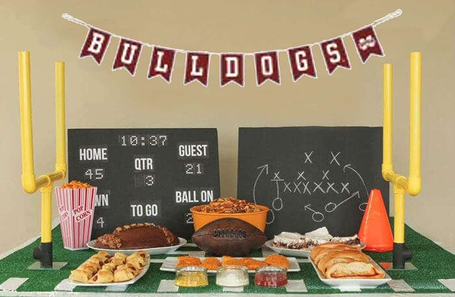 Mississippi State University Tailgate Banner by Hanna’s Handiworks – Lightweight Pre-Strung Fabric Decoration for Indoor or Outdoor – Represent your NCAA College & Show Team Spirit with MSU Fan Décor - Image 4