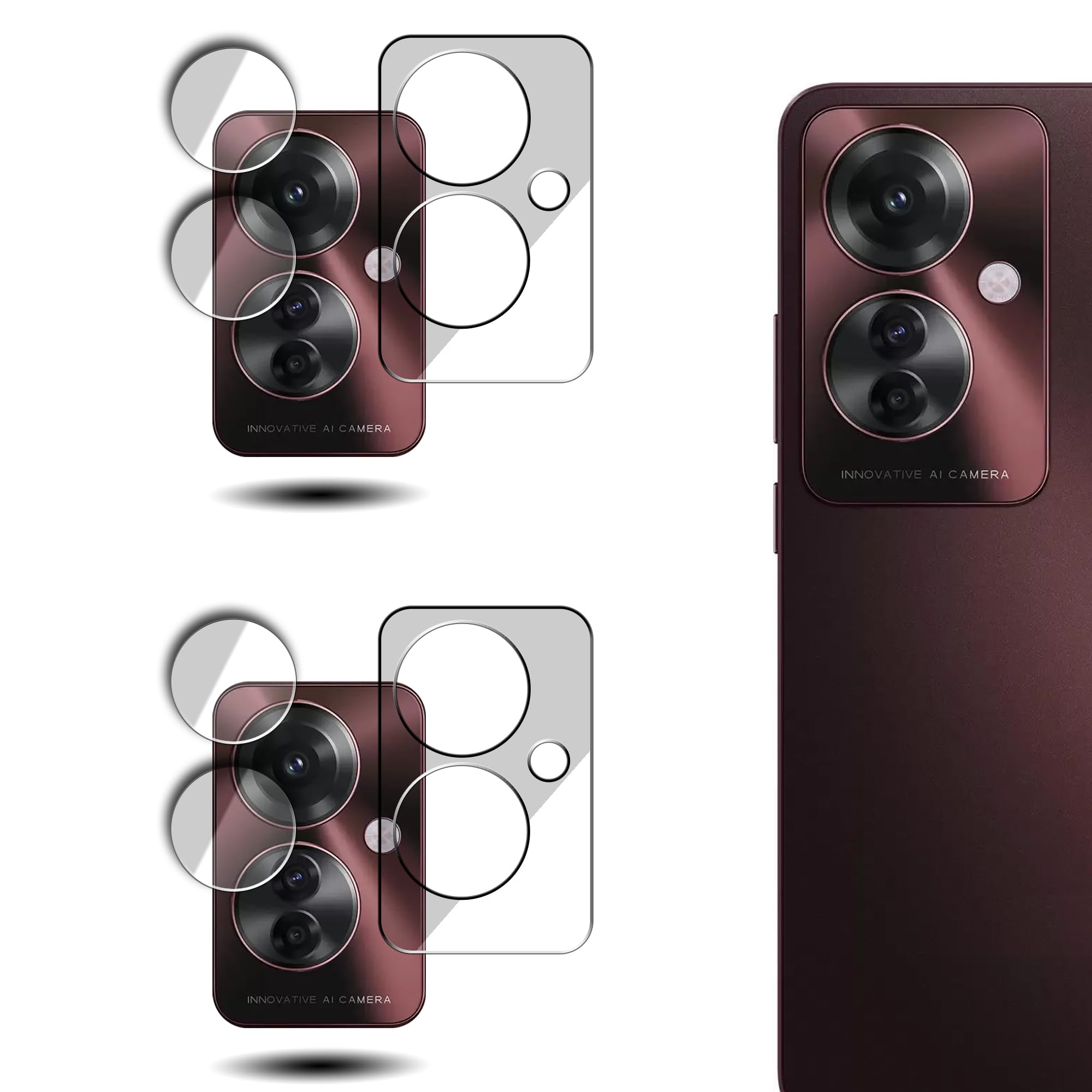 MOBIHOUSE Camera Lens Protector For Oppo F25 Pro 5G (9H Hardness.Scratch Resistance) With Free Installation Kit (B0CXQ4M7PR) Amazon Price History, Amazon Price Tracker