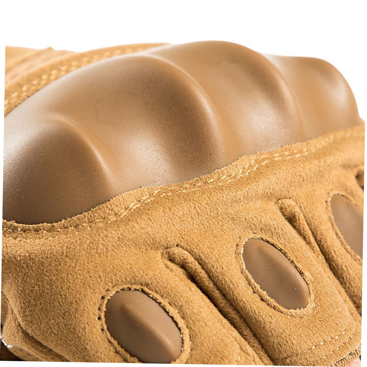 VANZACK 2pares Guantes De Media Dedo Antideslizantes para Actividades Al Aire Resistentes Al Desgaste para Ciclismo y Montañismo Unisex Color Khaki