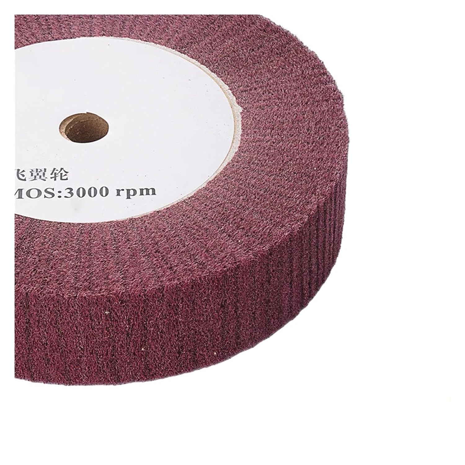 Nylon Fiber Buffing Wheels Non Woven Grinding Wheel Metal Angle Grinder Rotary Disc Accessories Sandpaper Polishing Tools(Purple)