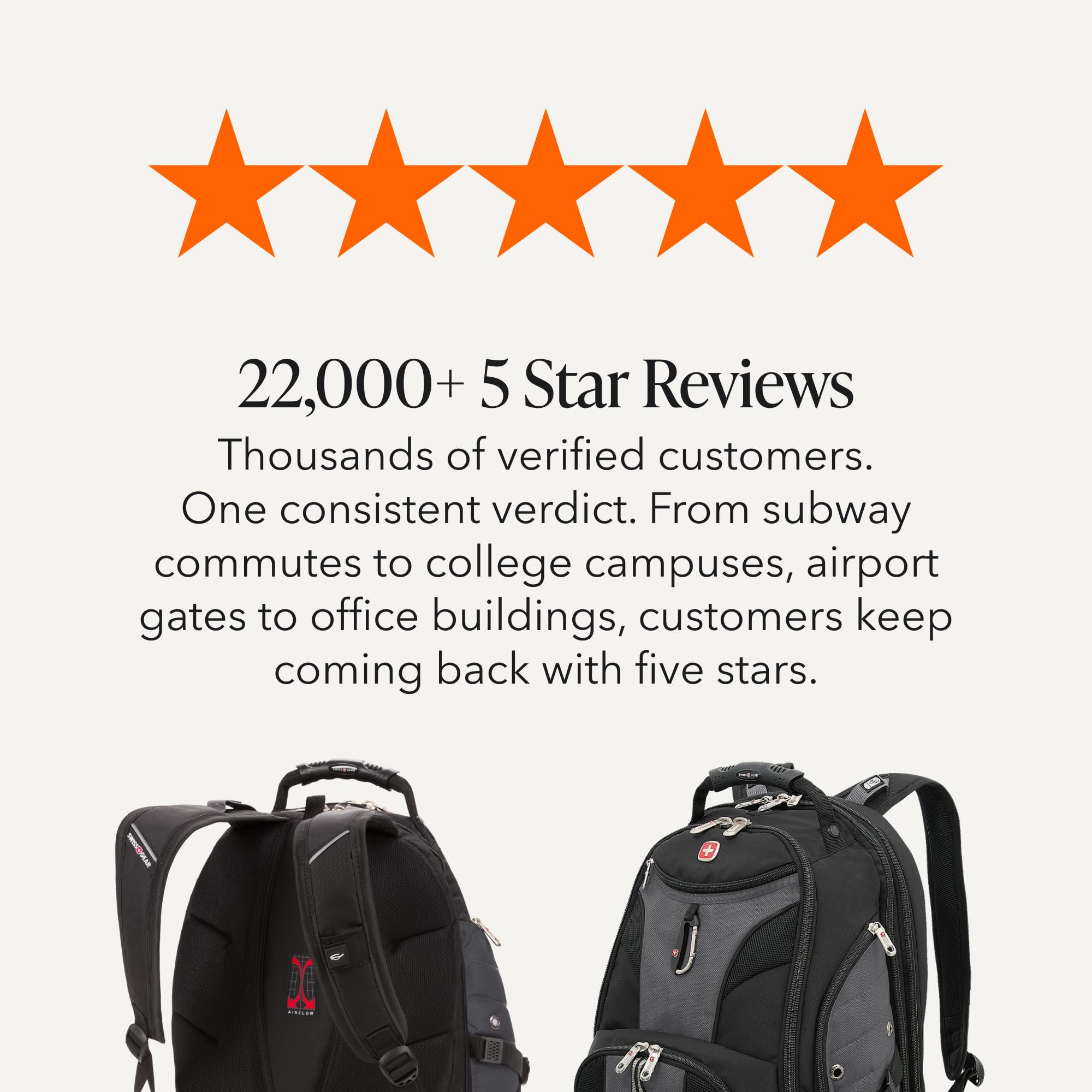 SWISSGEAR 1900 ScanSmart Laptop Backpack, Fits Most 17-Inch Laptops, TSA-Friendly Lay-Flat Design, RFID Protection, and Tablet Pocket, Black, 31L, 18.5-Inch view 7