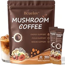 Mushroom Coffee, 30 Single Serve Medium Roast Instant Coffee