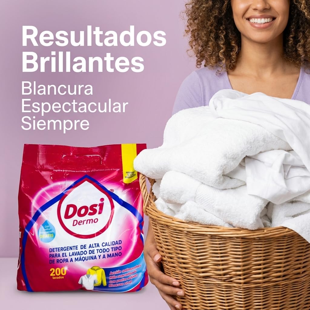 Detergente Superconcentrado en Polvo | Limpieza Profesional de Alto Rendimiento | Con Acción Enzimática y Oxígeno para una Ropa Impecable | Para Múltiples Tejidos