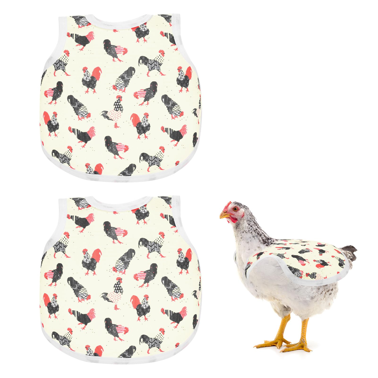 Harnais pour poules et tablier en polyester pour la basse-cour