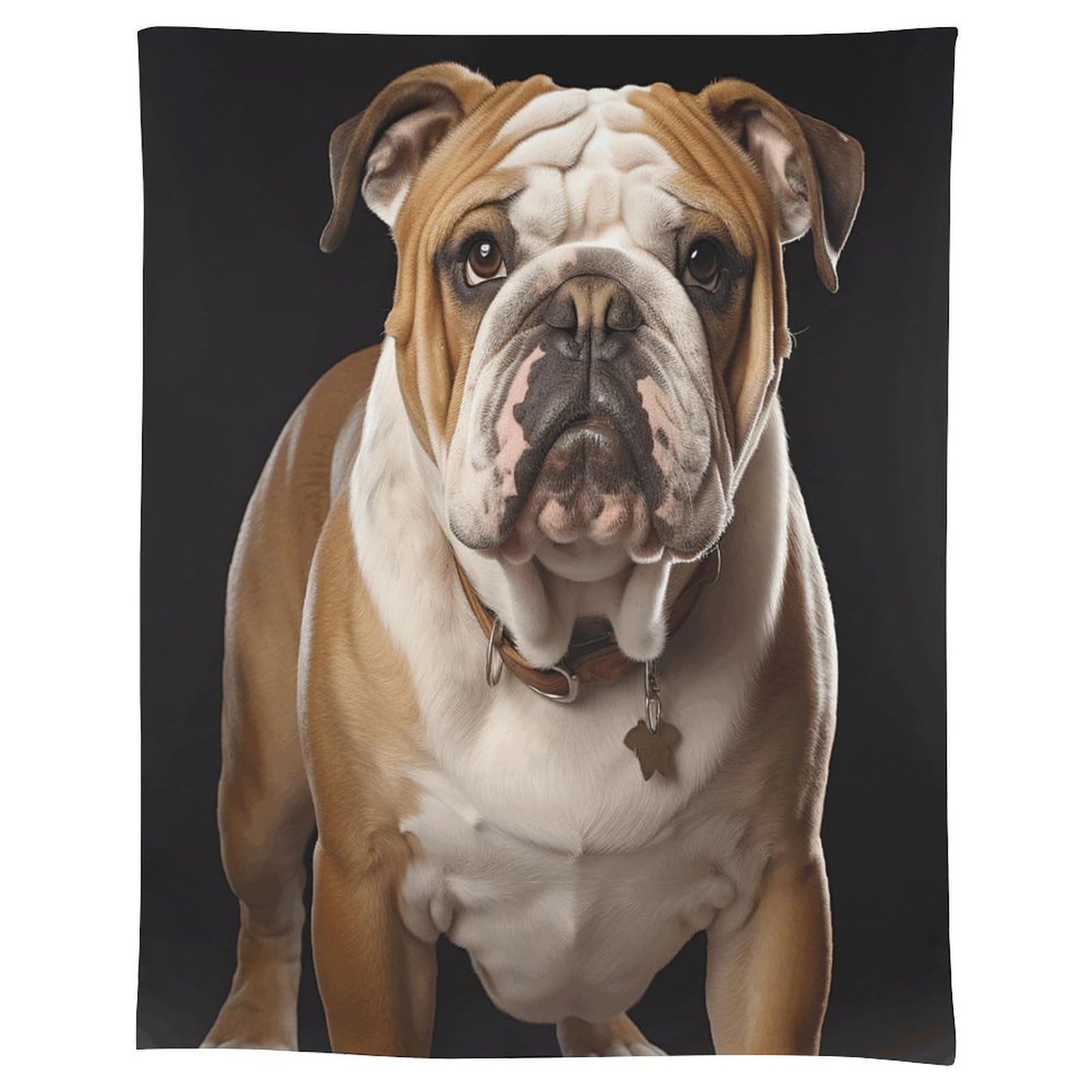 Nappe décorative en tissu bouledogue anglais pour protéger et embellir la table